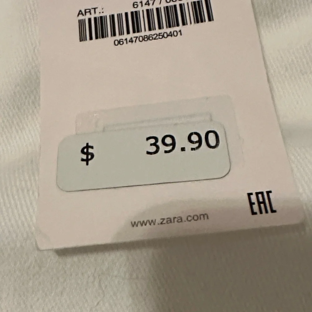 Zara White size 8 Women Jeans - Picture 6 of 11
